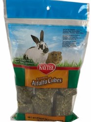 Kaytee Alfalfa Hay Cubes, Small Animal Food, 15oz