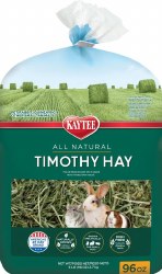 Kaytee Natural Timothy Hay, Small Animal Hay, 96oz