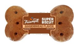 Triumph Super Biscuit Gingerbread Flavor 3.5oz