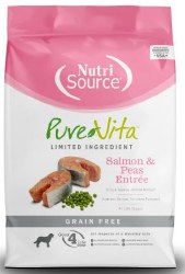 PureVita Grain Free Salmon and Peas Formula, Dry Dog Food, 12lb