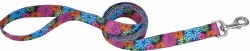 3/4 inch x 6ft Training Lead Wild Flowers