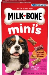MilkBone Biscuits PB Mini 15oz