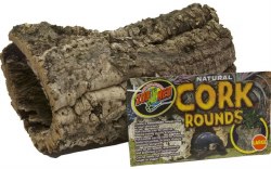 ZooMedLab Natural Cork Round Reptile Shelter, Large