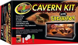 ZooMedLab Cavern Kit with Excavator Clay Substrate
