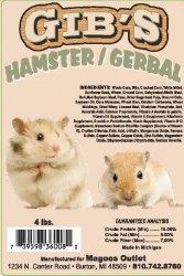 Gibs Hamster and Gerbil Food 3.5 lbs