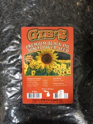 Gibs Oil Sunflower Seeds Wild Bird Food 5 lbs