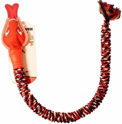 Mammoth Snake Biter with Squeaky Head Dog Toy 36