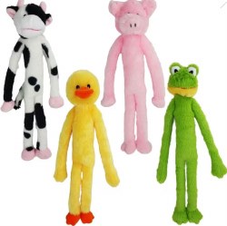 Multipet Minipet Swingin Slevin Dog Toy, Assorted, 12 inch