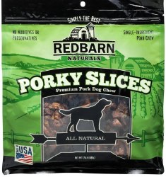 Redbarn Naturals Porky Slices Premium Chew Dog Treats 1.5lb