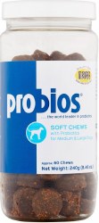 Probios Soft Chews with Prebiotics, Medium & Large Dogs, 240gm