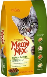 Meow Mix Adult Indoor Health Formula, Dry Cat Food, 3.15lb