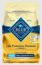 Blue Buffalo Life Protection Small Breed Healthy Weight Adult Formula Chicken and Brown Rice Recipe, Dry Dog Food, 15lb
