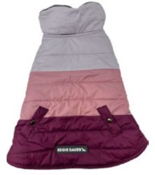 EB FloraColorblockParkaPurplSm