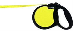 Alcott Adventure Retractable Leash, Safety Yellow, 16', up to 25lb