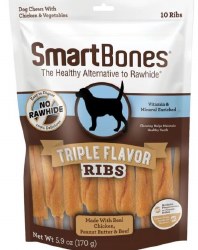 SmartBonesPBRibs10pk