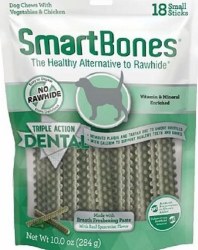 Smartbones Dental Sticks with Paste, Seaweed, 18 pack
