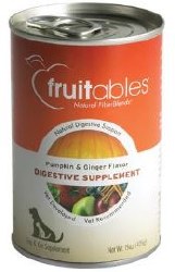 Fruitables Pumpkin SuperBlend Digestive Supplement for Dogs and Cats 15oz