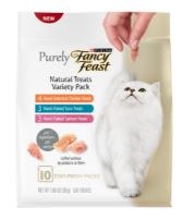 Purina Fancy Feast Pure Real Meat Variety Pack, Cat Treat, 1.6oz