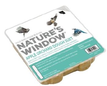 Natures Window Apple Orchard Dough Suet, Wild Bird Suet, 11.25oz