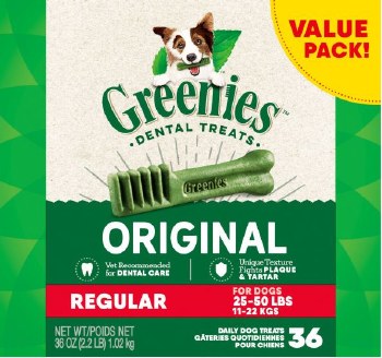Greenies Dental Orignal Regular 36 Count