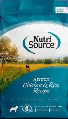 NutriSource Adult Chicken and Rice Formula Dry Dog Food 4lb Pet Store Dog Food Cat Supplies More Burton Flint MI Magoo s Pet Outlet