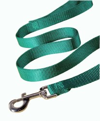 Hamilton Single Thick Nylon Deluxe Dog Lead with SwivelSnap, 4ft, Green