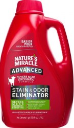 Natures Miracle Advanced Stain and Odor Eliminator for Dogs 1 Gallon