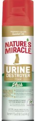 Natures Miracle Just For Cats Enzymatic Foam Urine Destroyer 17.5oz