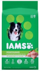 IAMS Adult Formula Minichunks Chicken Recipe, Dry Dog Food, 7lb