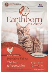 Earthborn Holistic Primitive Feline Grain Free Natural, Dry Cat and Kitten Food, 4lb