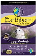 Earthborn Holistic Puppy Vantage Chicken Recipe Natural Dry Dog Food 25 lbs