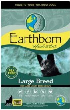 Earthborn Holistic Large Breed Grain Free Chicken and Rice Recipe Adult Natural Dry Dog Food 25 lbs