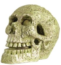 GloFish Skull Aquarium Ornament, Small