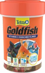 TetraFin Goldfish Flakes Fish Food .42oz