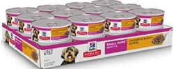 Hills Science Diet Small Paws Adult Formula Chicken and Barley Recipe Canned Wet Dog Food Case of 24, 5.8oz Cans