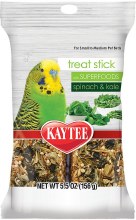 Kaytee Avian Super Food Spinach and Kale Treat Sticks for Small to Medium Birds 5.5oz