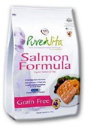 Pure Vita Grain Free Salmon and Peas Formula Dry Dog Food 5 lbs