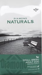Diamond Naturals Small Breed Adult Lamb and Rice Formula Dry Dog Food 18 lbs