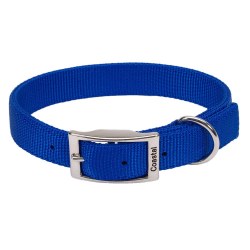 Coastal Pet Pro Double Nylon Dog Collar 1inch x 22 inch Blue