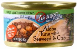 Evangers Aloha Tuna with Seaweed and Crab, Wet Cat Food, 2.8oz