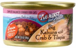 Evanger's Big Kahuna with Crab and Tilapia, Wet Cat Food, 2.8oz