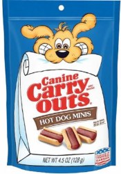 CarryOut Beef HotdogMini4.5oz