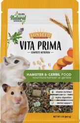 Sunseed Vita Prima Complete Nutrition Hamster and Gerbil Food 4lb