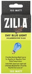 Zilla Incandescent Day Blue Heat Reptile Bulb 100W