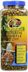 ZooMedLab Natural Aquatic Turtle Growth Formula Reptile Food 13oz