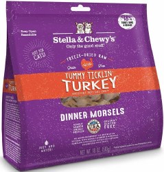 Stella & Chewys Freeze Dried Food W/Turkey 18oz