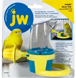 JW InSight Clean Feed and Water Cup for Small Birds