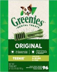 Greenies Dental Orignal Tennie 96 Count