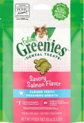 Greenies Feline Salmon, Cat Treat, 2.1oz