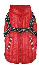 Harness Coat, Red, Large